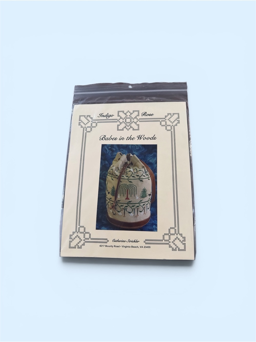 RARE FIND Babes in the Woods Cross Stitch Kit for shoulder bag